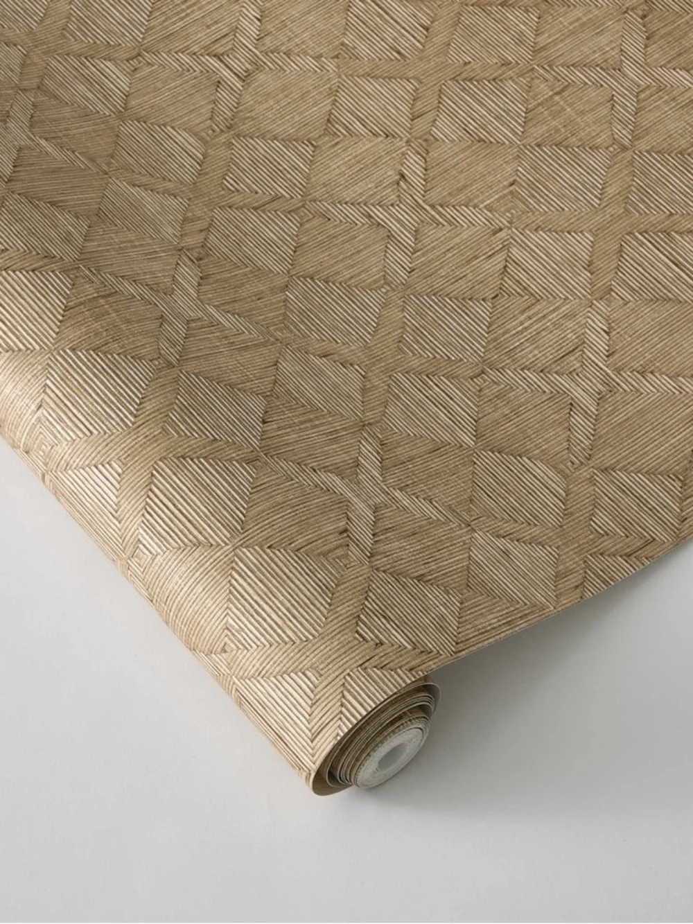 Peel and Stick Hoffmann Faux Sisal Textured Wallpaper by Jeremiah Brent